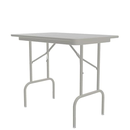 Correll CF Melamine Folding Tables  - Table Height24x36 Gray Granite CF2436MTH-15